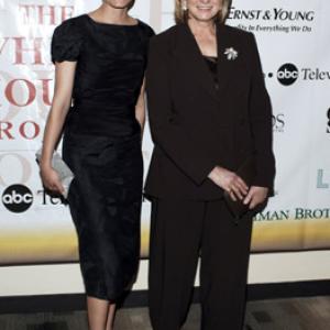 Amber Valletta and Martha Stewart