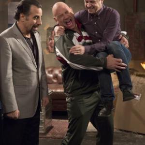 Ray Abruzzo, Bruno Amato and Giovanni Ribisi...in an episode of DADS. (2014)
