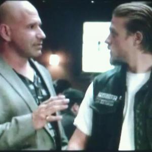 Bruno Amato and Charlie Hunnam on Sons Of Anarchy