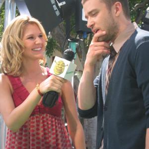 Michele Gomez and Justin Timberlake - Shrek the Third Premiere