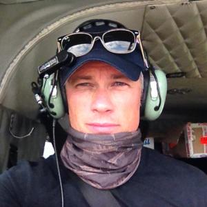 Steve Best on location filming Uncharted aerial unit