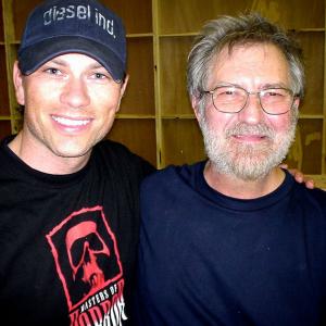 Steve Best Tobe Hooper Texas Chain Saw Massacre Poltergeist  on set Masters of Horror Showtime