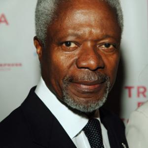Kofi Annan at event of The Interpreter 2005