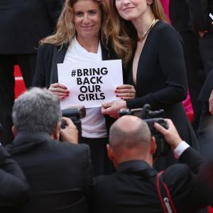 Lisa Azuelos and Julie Gayet at event of The Prophet 2014