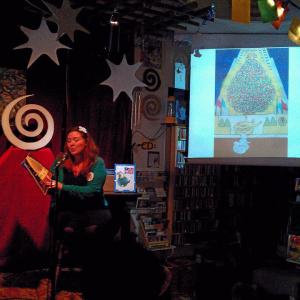 Blaze Kelly Coyle reading tour of The Most WellTraveled Squirrel in the Whole Wide World