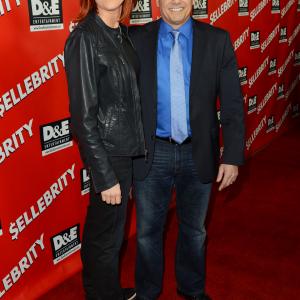 Tricia Nolan and Kevin Mazur at the premier of 