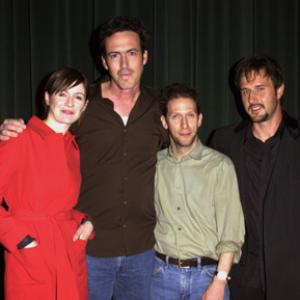 David Arquette Emily Mortimer Tim Blake Nelson and Helmut Schleppi at event of A Foreign Affair 2003