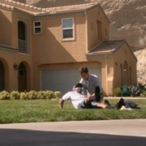 Pete the mailman and Michael Bluth(Jason Bateman) Arrested Development Flight of the Phoenix season 4