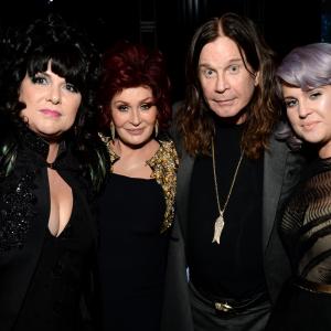 Ozzy Osbourne, Sharon Osbourne, Ann Wilson and Kelly Osbourne