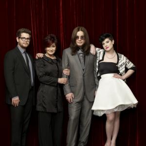 Still of Ozzy Osbourne, Sharon Osbourne, Kelly Osbourne and Jack Osbourne in Osbournes Reloaded (2009)