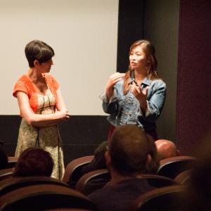 Marie Chao at the Q&A discussion after world premiere of FEVER, at the 11th Annual Female Eye Film Festival