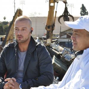 Joey Lawrence  Director Minh Collins on location of Hit List