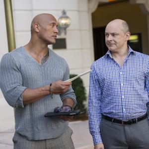 Still of Dwayne Johnson and Rob Corddry in Ballers (2015)