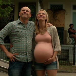 Still of Leslie Bibb and Rob Corddry in Hell Baby 2013