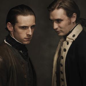 Jamie Bell and Seth Numrich in TURN 2014