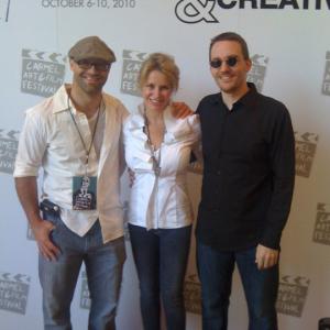 Kurt Oldman (right) at Carmel Film Festival for 