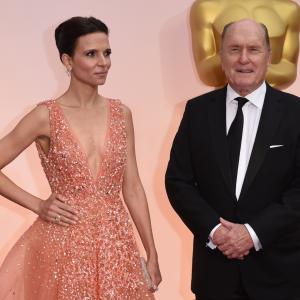 Robert Duvall and Luciana Pedraza at event of The Oscars 2015