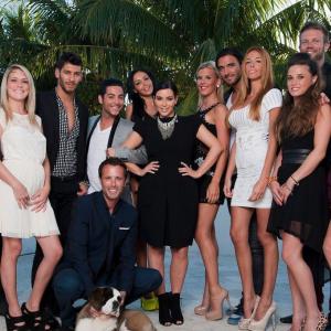 Kim Kardashian & the angels hosted by Fabrice Sopoglian.