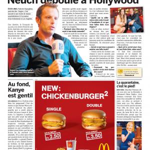 Swiss newspaper 20 minutes 2014