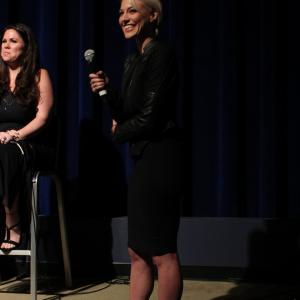 Erin Darling hosts the Living Dot Com panel at WGA West