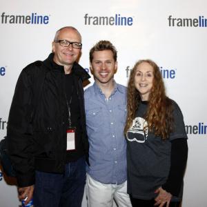 Michael J Saul Heath Daniels and Iva Turner at the premiere of Go Go Reject at San Francisco Frameline