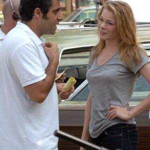 Jim Issa and LeAnn Rimes on the set of Good Intentions