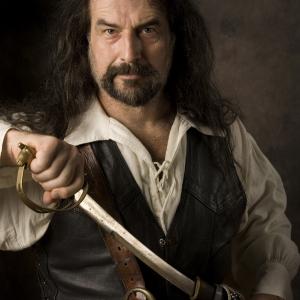 Kirk Larsen has played pirates, Pirate captains and period sailors in film and on TV