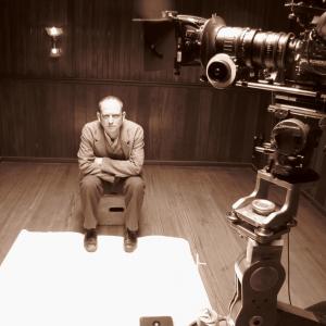 Robert Fulton on the set of Murdoch Mysteries