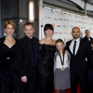 International Emmy© Award, New York 2009, Lærke Winther Andersen, Janus Nabil Bakrawi, Mathilde Fock, Karina Dam and Poul Berg.