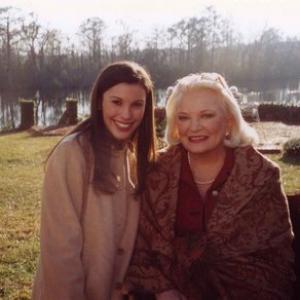 Nancy De Mayo and Gena Rowlands on the set of The Notebook