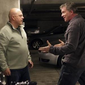 Still of Anthony Michael Hall and Michael Chiklis in No Ordinary Family 2010