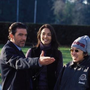 Antonio Banderas, Talisa Soto and director Kaos