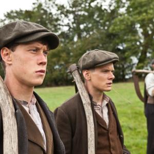 Still of George MacKay and Jack OConnell in Private Peaceful 2012