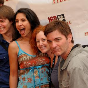 Walking the red carpet with fellow actors Bryan McClure Alexa James and Rory Partin at the 9th Annual 168 Film Festival