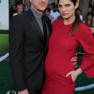 Lake Bell and Scott Campbell at event of Million Dollar Arm (2014)
