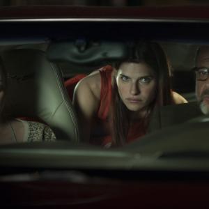 Still of Alexandra Holden Fred Melamed and Lake Bell in In a World 2013