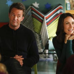 Still of Matthew Perry and Laura Benanti in Go On The World Aint Over Til Its Over 2012
