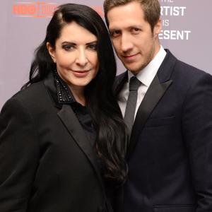 Marina Abramovic and Matthew Akers at event of Marina Abramovic The Artist Is Present 2012