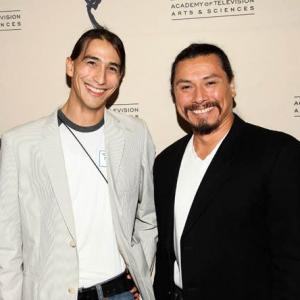 Actors Tokala Black Elk-Clifford and Gregory Cruz