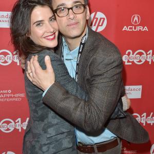 David Wain and Cobie Smulders at event of They Came Together 2014