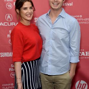 Cobie Smulders and Anders Holm at event of Unexpected 2015