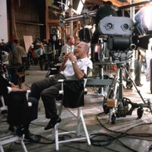 Director George Cukor and Steve Trilling during the making of My Fair Lady 1963 Warner Brothers