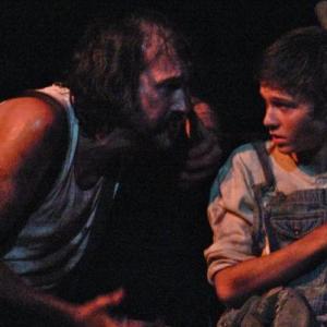 On stage with Andrew Beckham at Eclectic Company Theatre in Holey Smokes 2011