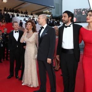 William Goodrum at the Cannes Film Festival with Sophia Loren Edoardo Ponti and Massimiliano di Lodovico for the screening of La Voce Umana