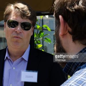 Producer Todd Labarowski L attends Fast Track Sessions during the 2015 Los Angeles Film Festival at Ace Hotel on June 15 2015 in Los Angeles California