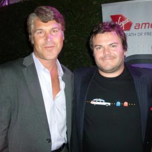 Producer Todd Labarowski and Actor Jack Black attend the LA Film Festival Bernie Premiere After Party at Regal Cinemas LA Live on June 16 2011 in Los Angeles CA