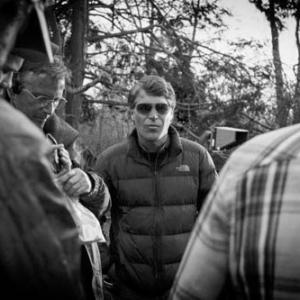 Still of Producer Todd Labarowski on the set of The World Made Straight in Weaverville NC April 2013