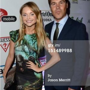 Actor Izabella Miko L and Producer Todd Labarowski attend the What Maisie Knew post premiere reception at the Virgin Mobile Arts  Cinema Centre on September 7 2012 in Toronto Canada