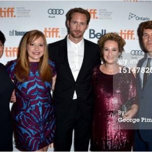 Victoria Bousis Daniela Taplin Lundberg Alexander Skaarsgard Riva Marker and Producer Todd Labarowski attend What Maisie Knew premiere during the 2012 Toronto International Film Festival at Roy Thompson Hall on September 7 2012 in Toronto Canada