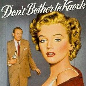 Marilyn Monroe and Richard Widmark in Don't Bother to Knock (1952)